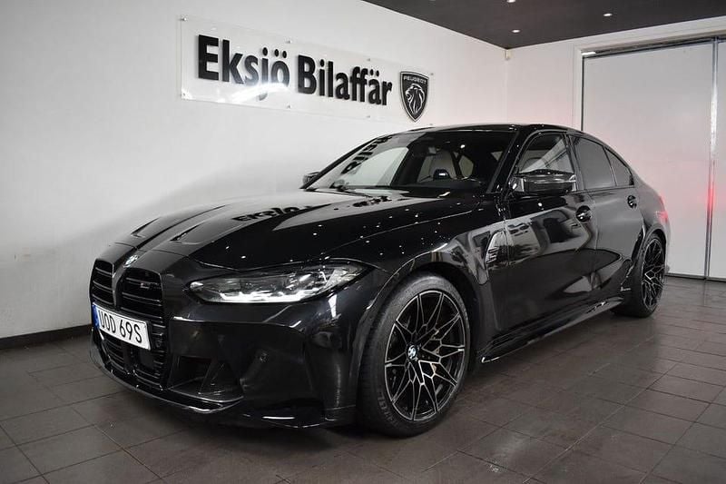 Svart Begagnad 2021 BMW M3 Competition Edition Sedan | 879 500 kr (Marknadspris) - Bild 1/4