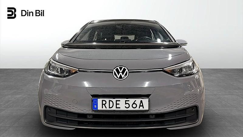 Begagnad VW ID.3 Pro Performance 150 kW (204 HK) 2022 Grå Halvkombi
