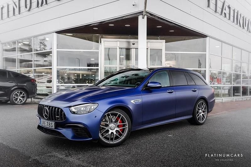 Begagnad Mercedes E63S AMG AMG 612 HK (450 kW) 2021 Blå Kombi