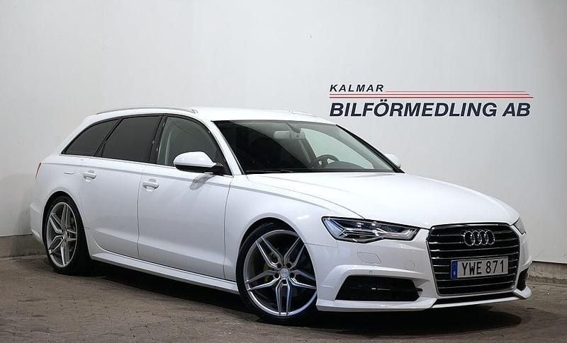 Vit Begagnad 2017 Audi A6 Ambition Kombi | 184 900 kr (Marknadspris) - Bild 1/4