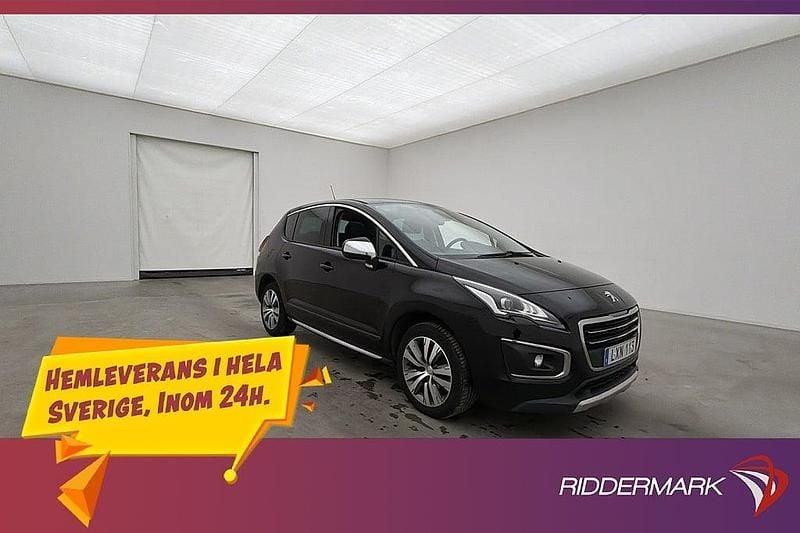 Svart Begagnad 2015 Peugeot 3008 Allure Kombi | 118 900 kr (Marknadspris) - Bild 1/3
