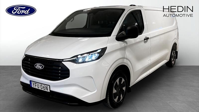 Vit Ny 2026 Ford Transit Custom Pickup | 640 950 kr (Marknadspris) - Bild 1/4