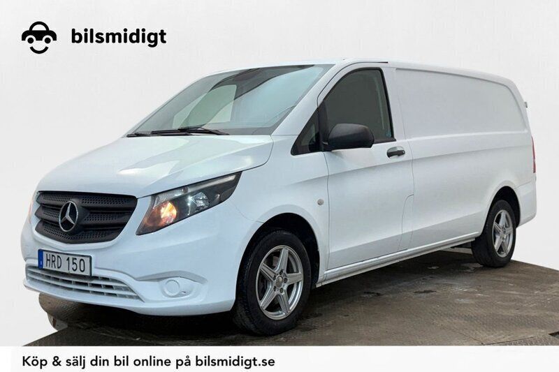 Vit Begagnad 2019 Mercedes Vito Minibuss | 148 800 kr (Bra pris) - Bild 1/3