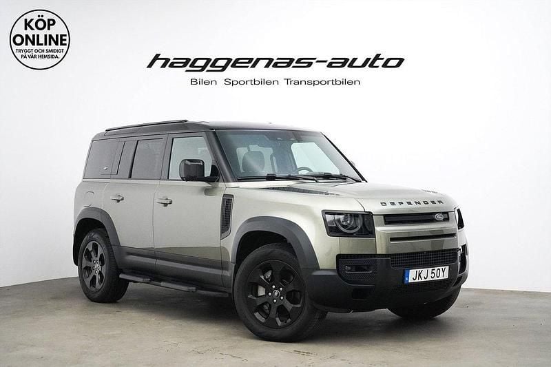 Grön Begagnad 2022 Land Rover Defender SUV | 799 000 kr - Bild 1/4