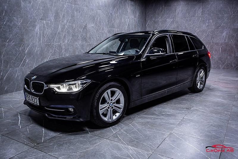 Begagnad BMW 320 Sport Line 190 HK (139 kW) 2017 Svart Kombi