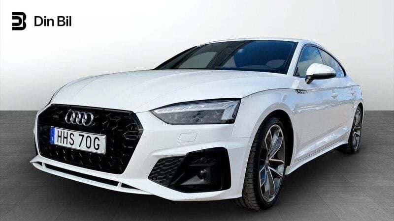 Vit Begagnad 2020 Audi A5 Sportback S-Line Halvkombi | 389 900 kr (Dyr) - Bild 1/4