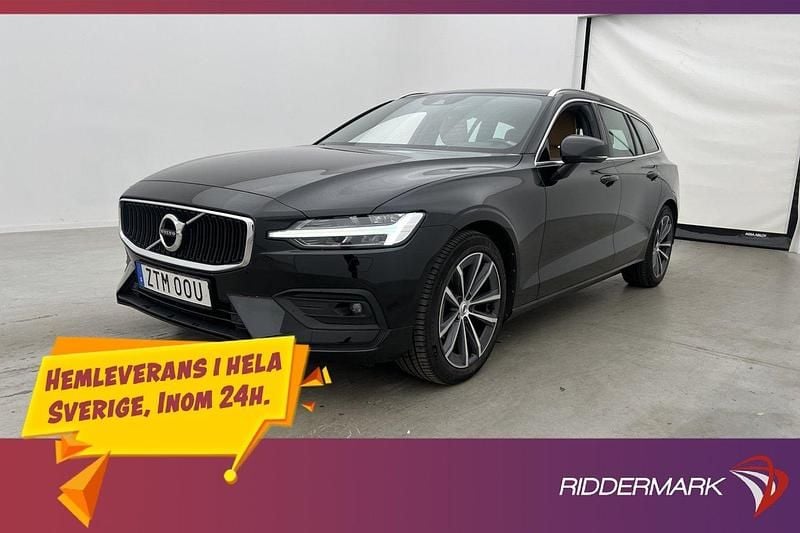 Svart Begagnad 2019 Volvo V60 Momentum Kombi | 259 900 kr (Marknadspris) - Bild 1/3