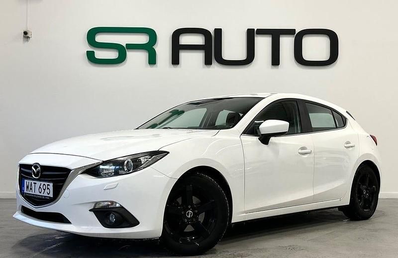 Vit Begagnad 2014 Mazda 3 Inclusive Halvkombi | 99 900 kr - Bild 1/4