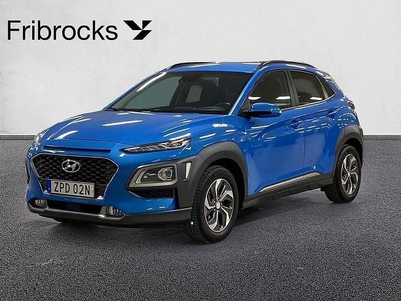 Blå Begagnad 2020 Hyundai Kona Premium SUV | 209 800 kr (Marknadspris) - Bild 1/4