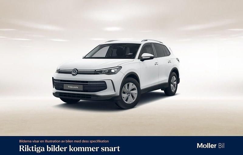Vit (pure white) Begagnad 2024 VW Tiguan Life SUV | 369 900 kr (Lite dyr) - Bild 1/4