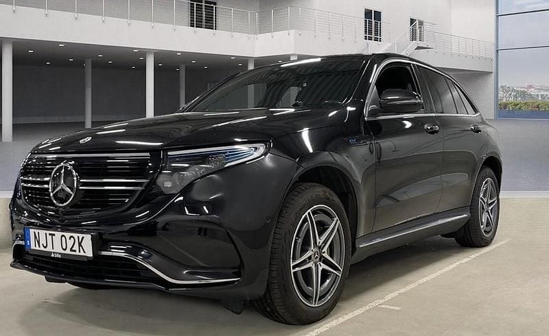 Svart Begagnad 2022 Mercedes EQC400 AMG SUV | 359 000 kr (Superpris) - Bild 1/4