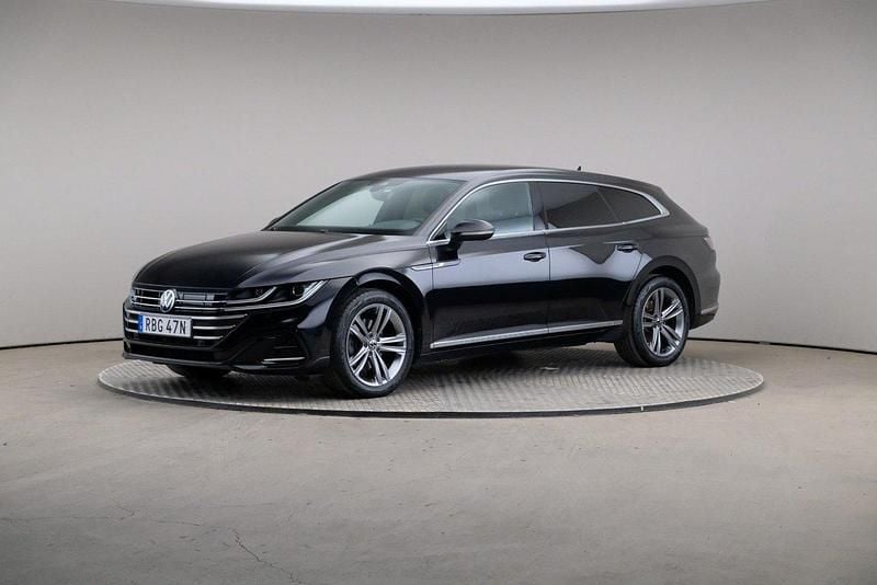 Svart (deep black (pearl)) Begagnad 2022 VW Arteon R-line Kombi | 279 000 kr (Bra pris) - Bild 1/4