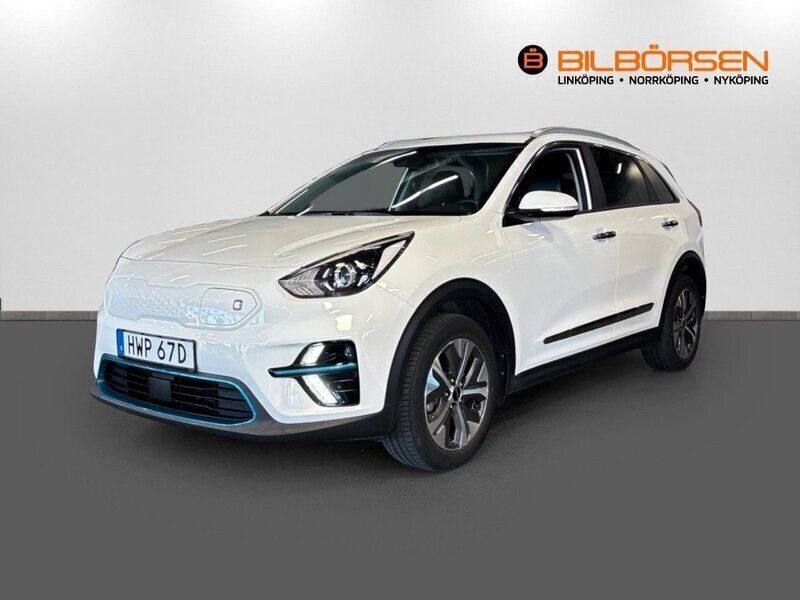 Vit Begagnad 2021 Kia e-Niro Advance SUV | 269 900 kr (Bra pris) - Bild 1/4