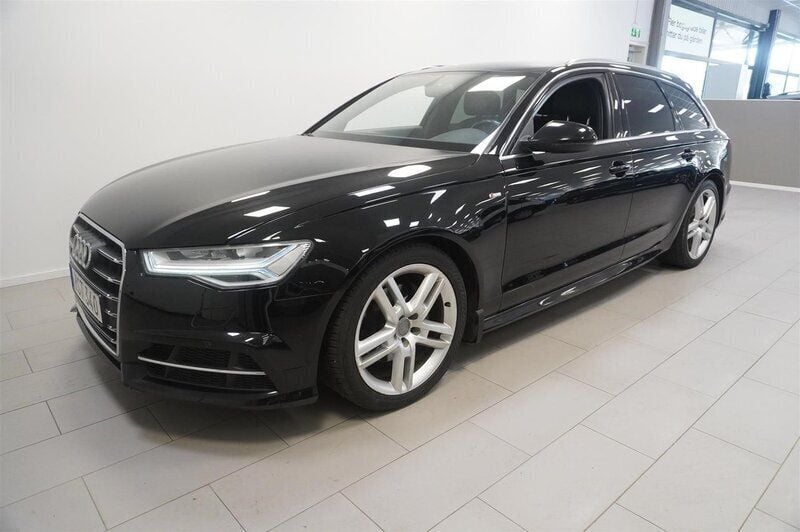 Svart Begagnad 2017 Audi A6 S-Line Kombi | 189 800 kr (Bra pris) - Bild 1/4