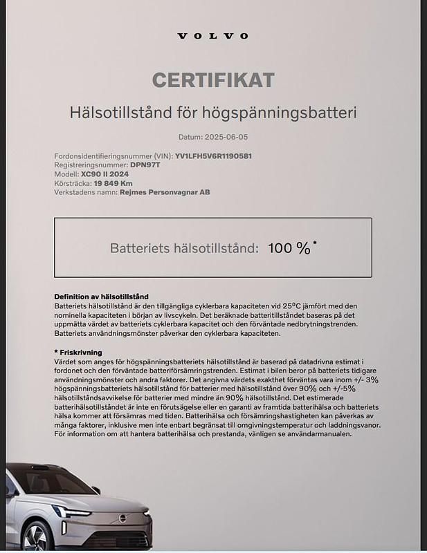 Begagnad Volvo XC90 Plus 463 HK (340 kW) 2023 Svart SUV