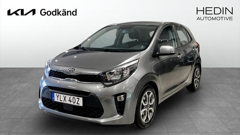 Svart Begagnad 2020 Kia Picanto Advance Halvkombi | 139 500 kr (Marknadspris) - Bild 1/4