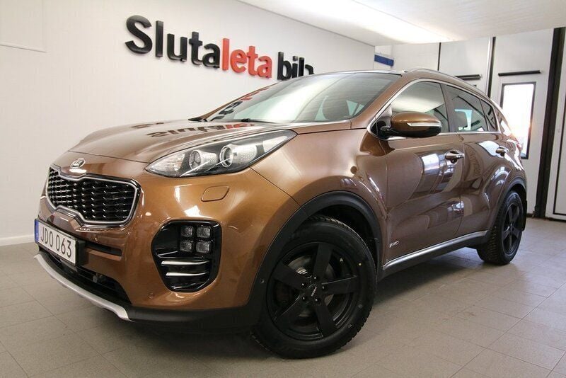 Brun (brun metallic) Begagnad 2016 Kia Sportage GT-Line SUV | 194 900 kr (Lite dyr) - Bild 1/4