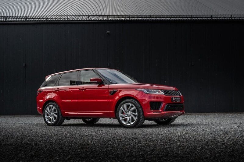Röd Begagnad 2021 Land Rover Range Rover Sport HSE SUV | 589 000 kr (Superpris) - Bild 1/4