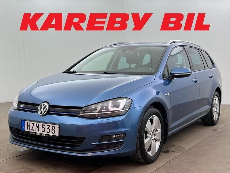Blå Begagnad 2015 VW Golf VII Kombi | 58 900 kr - Bild 1/3