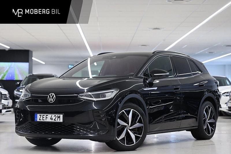 Svart Begagnad 2022 VW ID.4 GTX SUV | 349 900 kr (Superpris) - Bild 1/3
