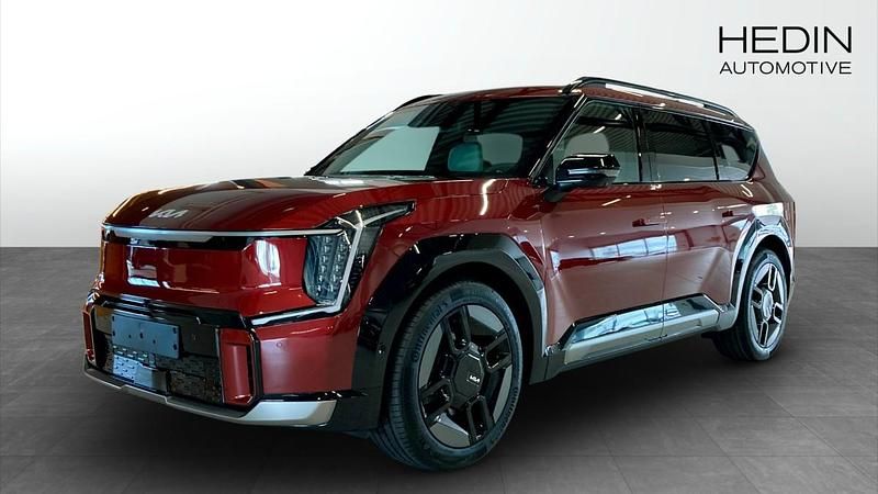 Röd (red) Ny 2025 Kia EV9 GT-Line SUV | 909 900 kr - Bild 1/4