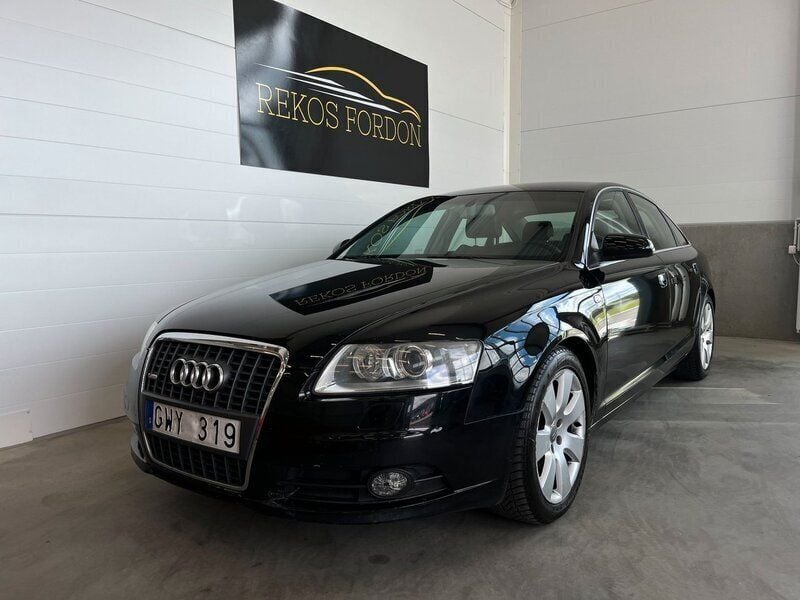 Svart Begagnad 2008 Audi A6 S-Line Sedan | 59 900 kr - Bild 1/4