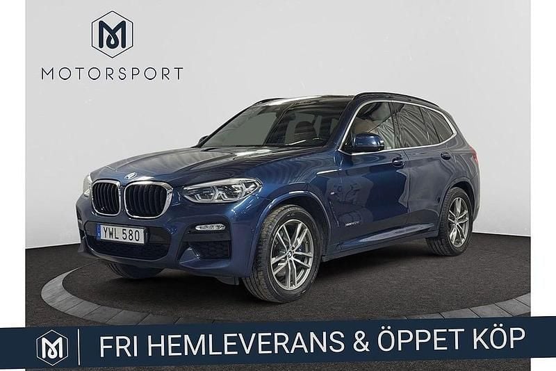 Begagnad BMW X3 M Sport 190 HK (139 kW) 2017 Blå SUV
