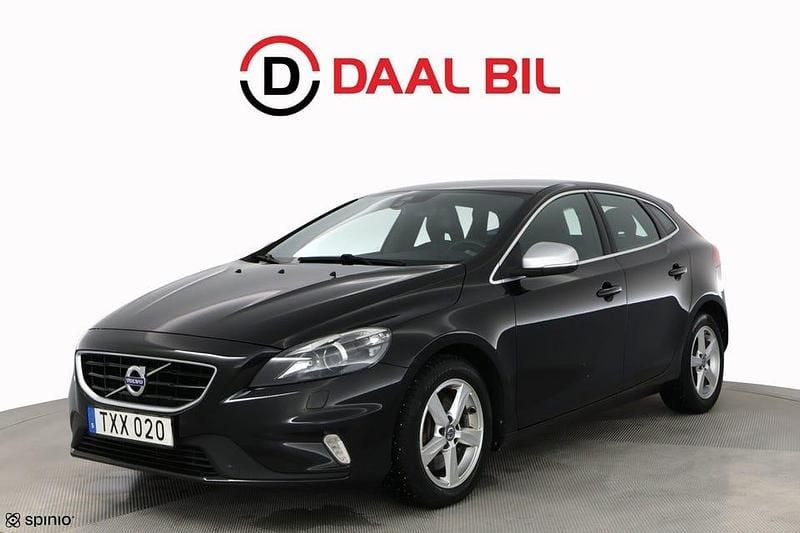 Begagnad Volvo V40 R-Design 120 HK (88 kW) 2016 Svart Halvkombi