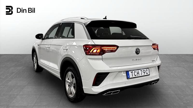 Begagnad VW T-Roc R-line 150 HK (110 kW) 2024 Pure white SUV