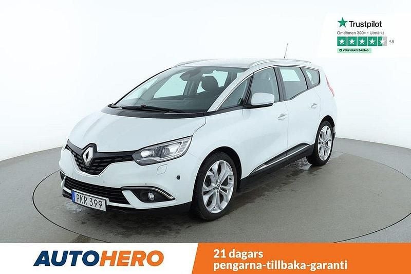 Vit Begagnad 2017 Renault Grand Scénic IV Minibuss | 124 000 kr (Lite dyr) - Bild 1/4