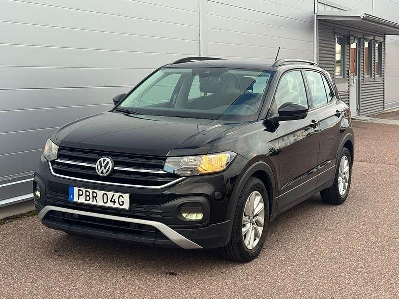 Svart Begagnad 2020 VW T-Cross SUV | 165 900 kr (Marknadspris) - Bild 1/4