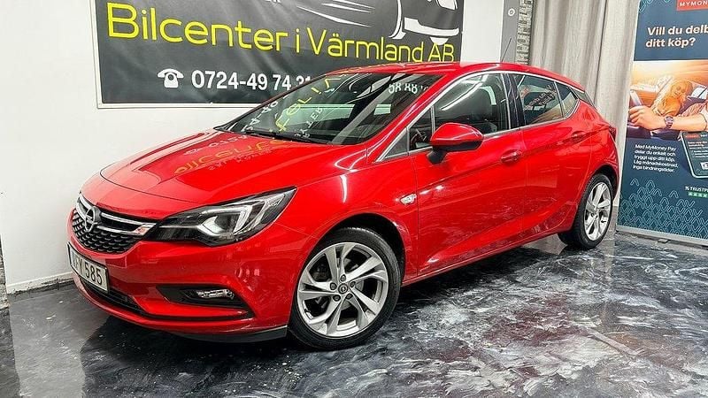 Röd Begagnad 2016 Opel Astra Dynamic Halvkombi | 114 900 kr (Bra pris) - Bild 1/4