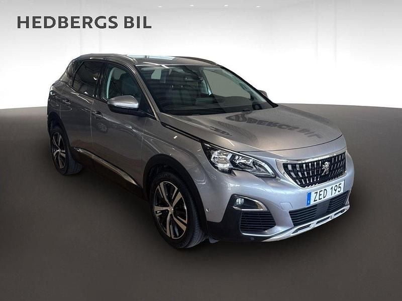 Grå Begagnad 2018 Peugeot 3008 Allure SUV | 179 900 kr (Bra pris) - Bild 1/4