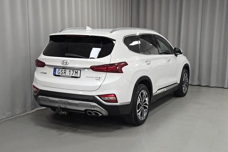 Begagnad Hyundai Santa Fe 203 HK (149 kW) 2020 Vit SUV