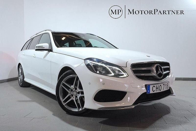 Vit Begagnad 2015 Mercedes E250 AMG Kombi | 229 900 kr (Marknadspris) - Bild 1/4