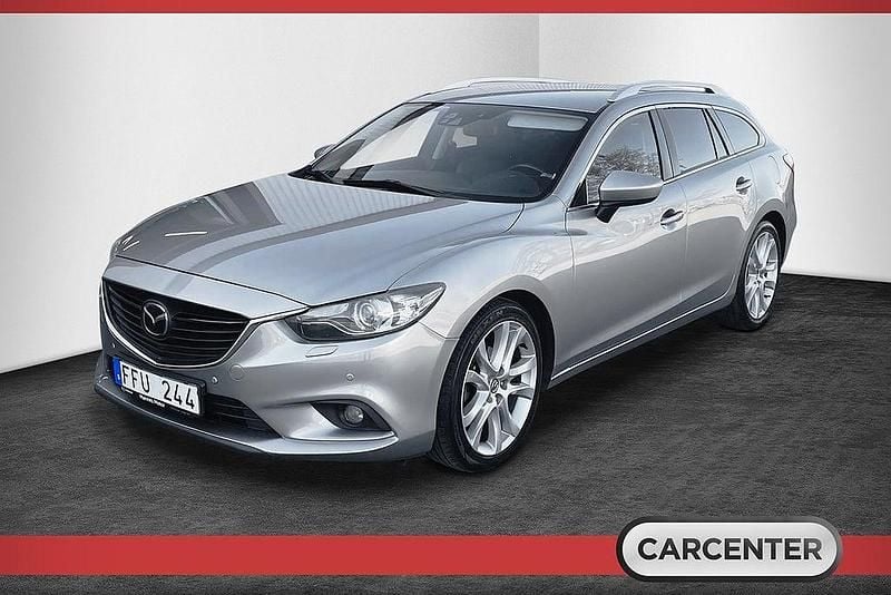 Grå Begagnad 2012 Mazda 6 Kombi | 92 500 kr (Marknadspris) - Bild 1/4