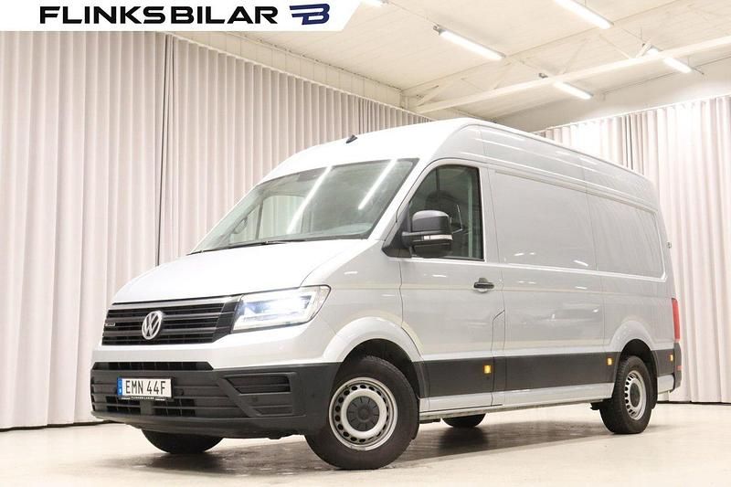 Silver (reflexsilver metallic) Begagnad 2021 VW Crafter Van | 379 800 kr (Bra pris) - Bild 1/4