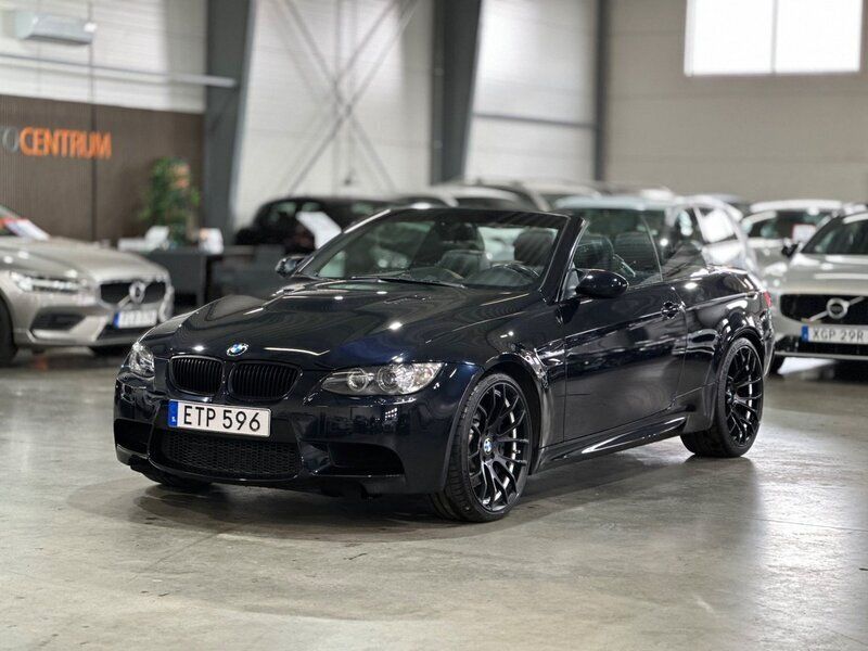 Svart Begagnad 2008 BMW M3 Cabriolet Sport Line Cab | 299 900 kr - Bild 1/4