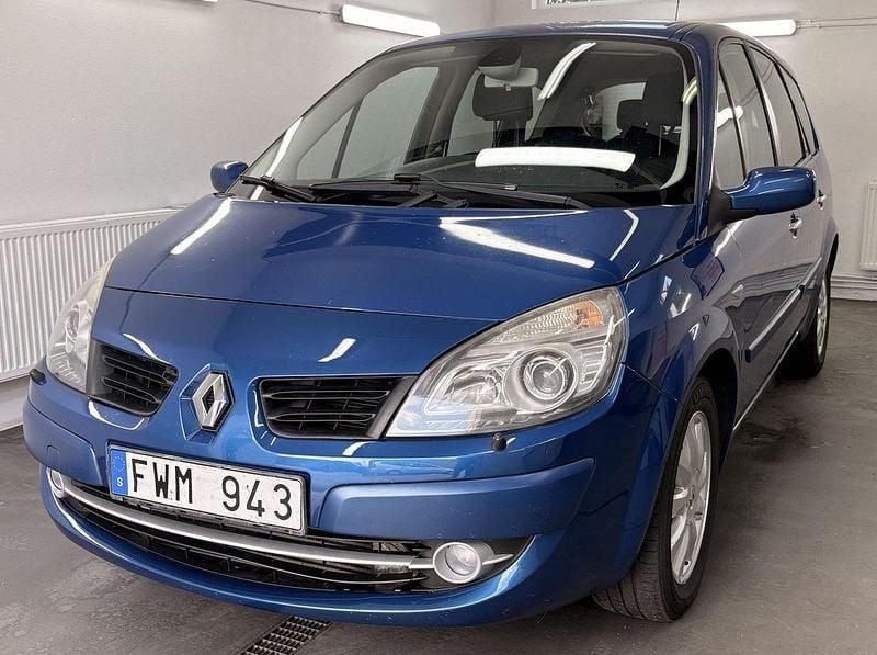 Mörkblå Begagnad 2007 Renault Grand Scénic II Minibuss | 44 900 kr - Bild 1/4
