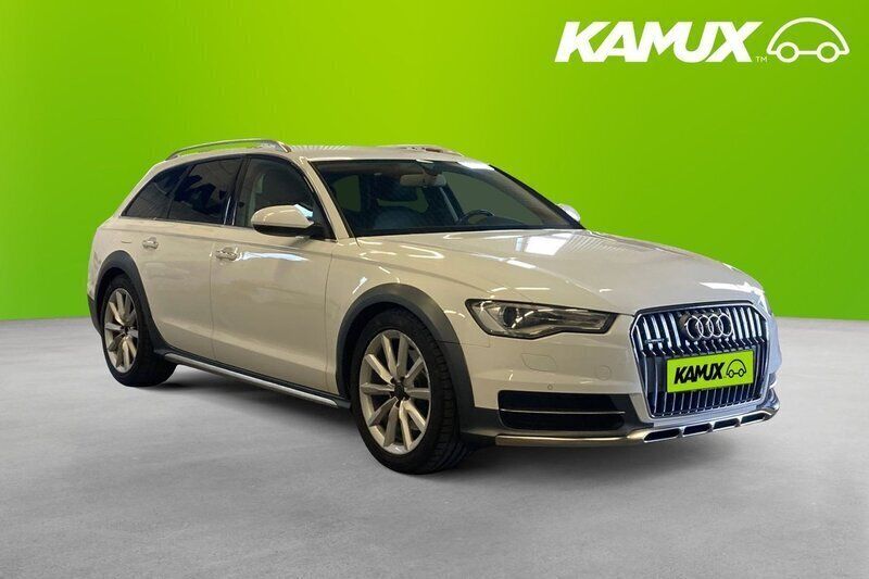 Vit Begagnad 2015 Audi A6 Allroad Sport Kombi | 199 800 kr (Marknadspris) - Bild 1/4