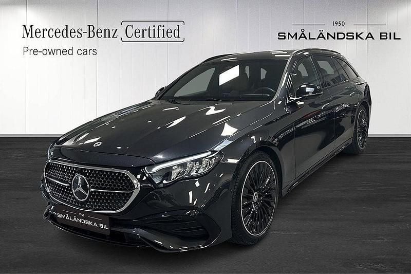 Grå Begagnad 2024 Mercedes E300 AMG line Kombi | 649 000 kr (Bra pris) - Bild 1/4