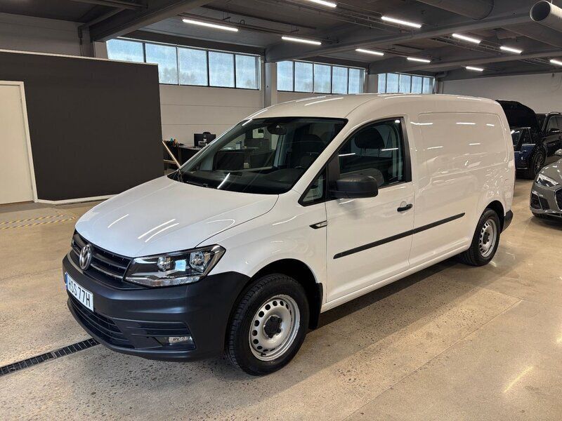 Vit Begagnad 2020 VW Caddy Maxi Minibuss | 129 900 kr (Dyr) - Bild 1/4