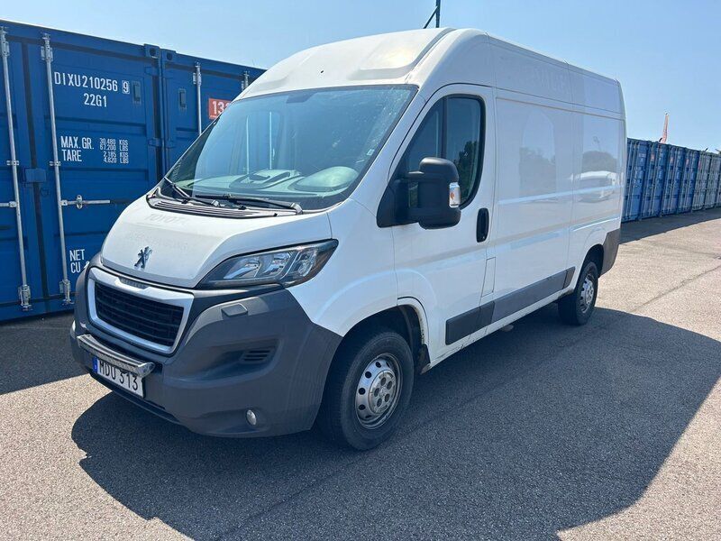 Vit Begagnad 2016 Peugeot Boxer Van | 69 900 kr - Bild 1/4