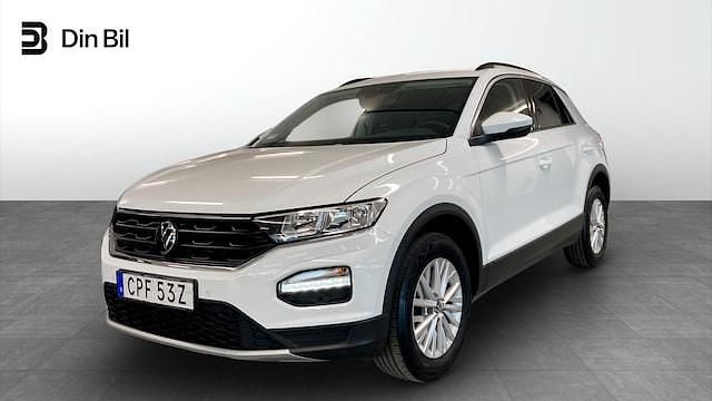 Vit Begagnad 2021 VW T-Roc Style SUV | 239 900 kr (Marknadspris) - Bild 1/4