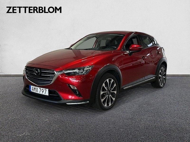 Rödmetallic Begagnad 2018 Mazda CX-3 SUV | 199 000 kr (Lite dyr) - Bild 1/4