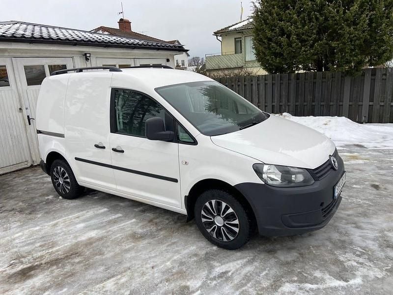 Begagnad VW Caddy 75 HK (55 kW) 2015 Vit Minibuss