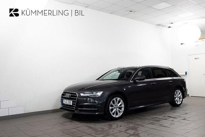 Grå Begagnad 2016 Audi A6 S-Line Kombi | 224 900 kr (Marknadspris) - Bild 1/4