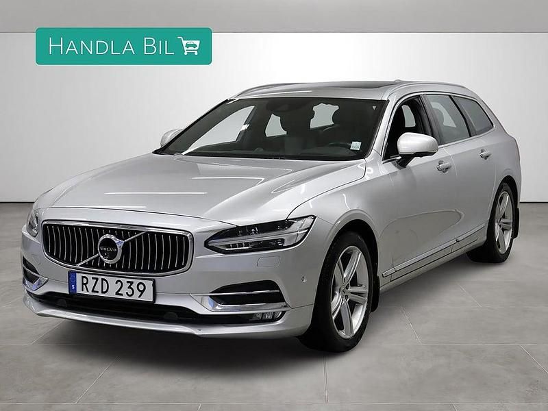 Silver Begagnad 2016 Volvo V90 Inscription Kombi | 319 900 kr (Lite dyr) - Bild 1/4