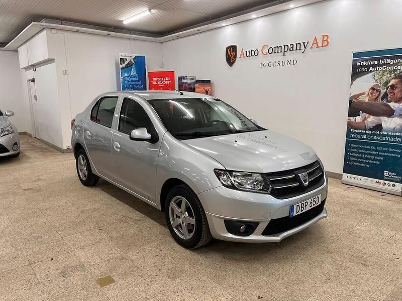Grå Begagnad 2016 Dacia Logan Sedan | 62 900 kr - Bild 1/4