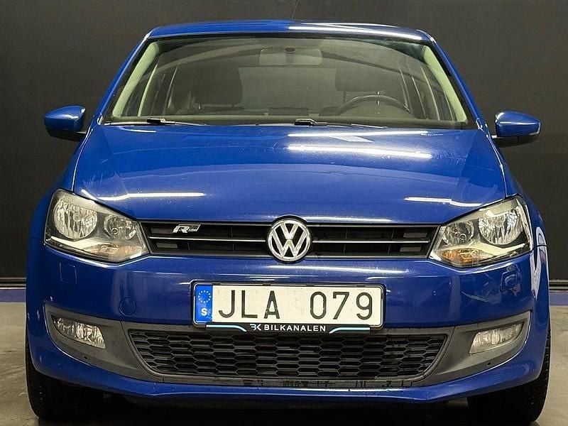 Begagnad VW Polo R-line 86 HK (63 kW) 2010 Blå Halvkombi